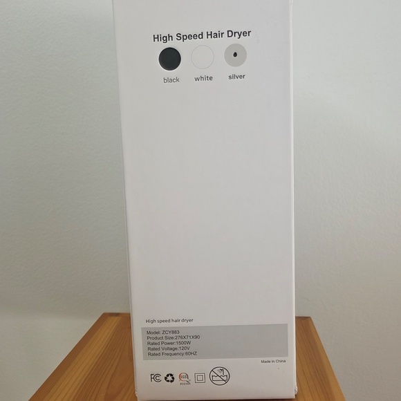 High Speed Hair Dryer with Diffuser and Nozzle - Picture 3 of 6